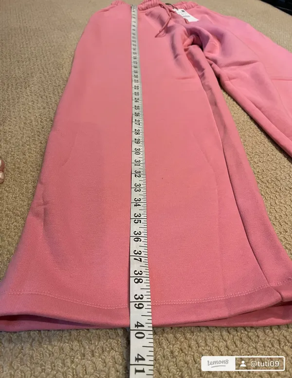 ZARA Long Sleeve Sweatsuit Set With Hoodie And Wide Leg Size S - Image 5