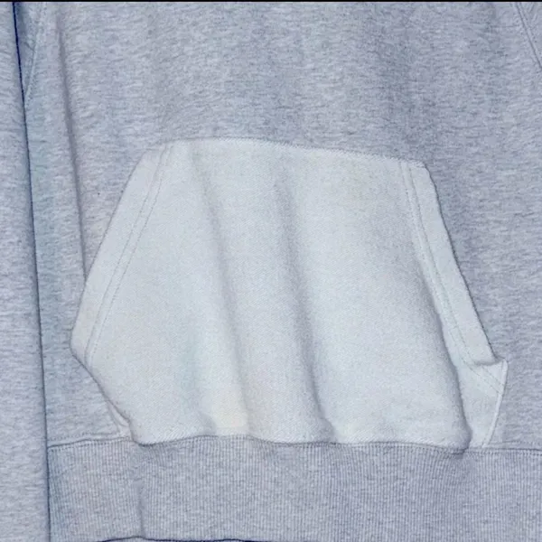 Aerie Luxe Inside Out Cropped Hoodie in Combo Grey Size S - Image 4