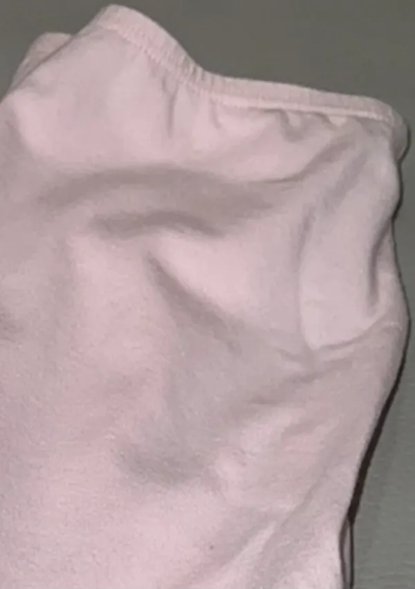 Vintage Carushka Bodywear Pastel Pink Low-Mid Rise Tights/ Leggings Cuffed - Image 8