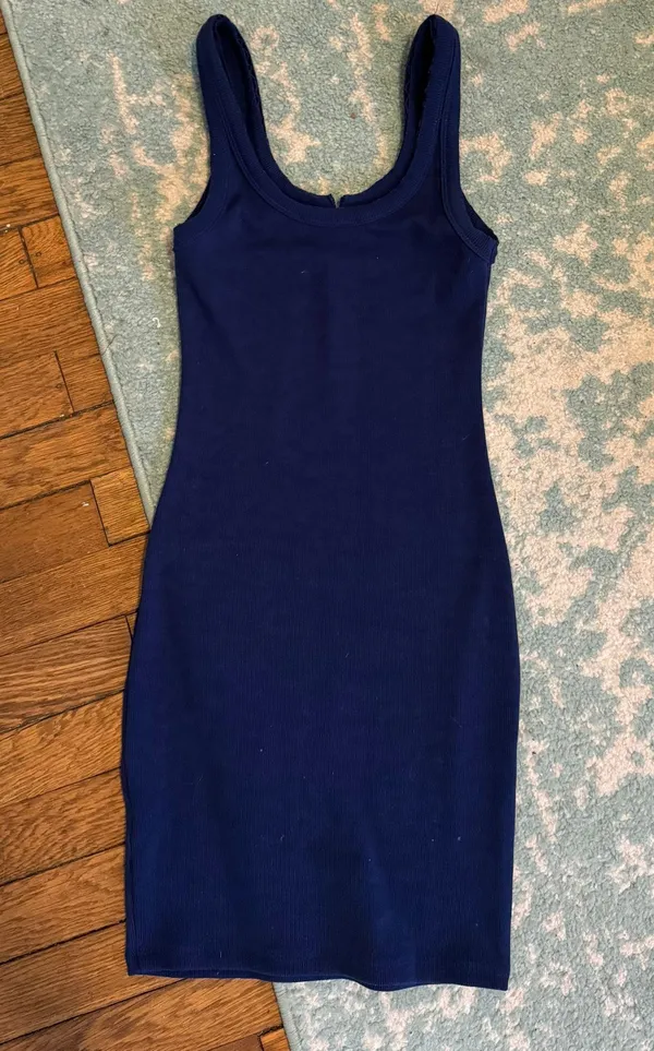 Signature 8 Blue Mini Dress - Image 3
