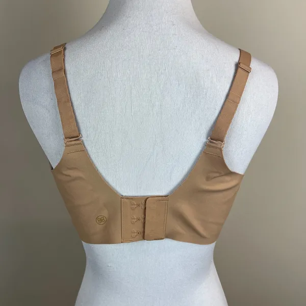 HONEYLOVE Crossover V-Neck Bra Medium 36 B C Wireless Comfort Padded Mesh Trim M - Image 7