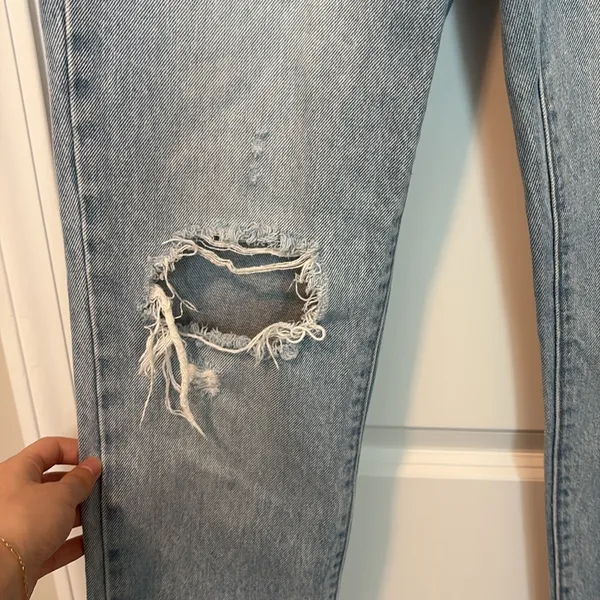 Madewell Classic Straight Full-Length Jeans in Hartsville Wash‎ - Image 5