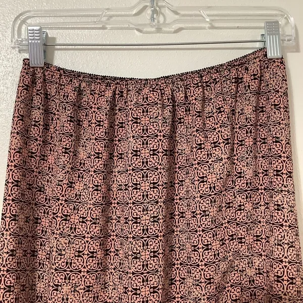 Rena‎ Rowan Whimsigoth Romantic Y2K Pink Black Floral A Line Fairy Skirt Medium - Image 9