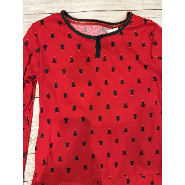 NWT Roudelain red long-sleeve Christmas Theme pajama set - Pants And Top Medium - Image 3