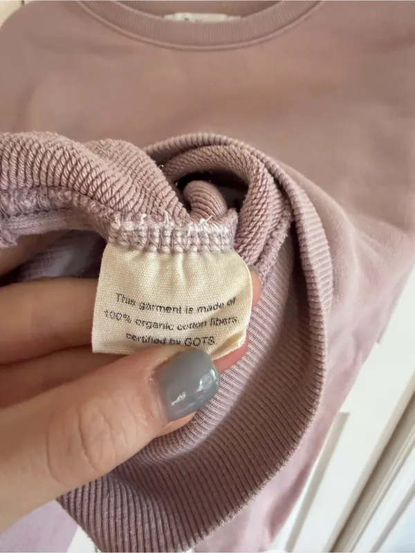 Frankie Shop Sweatshirt Dusty Pink Size Small - Image 3