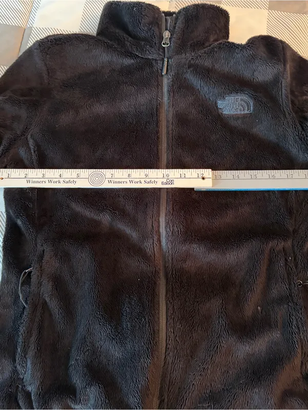 The North Face Women's Black Teddy Fleece Jacket - Full Zip Cozy Coat - Image 5