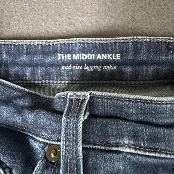 AG Adriano Goldscmied Womens 30 The Middi‎ Ankle Mid Rise Legging Ankle - Image 6