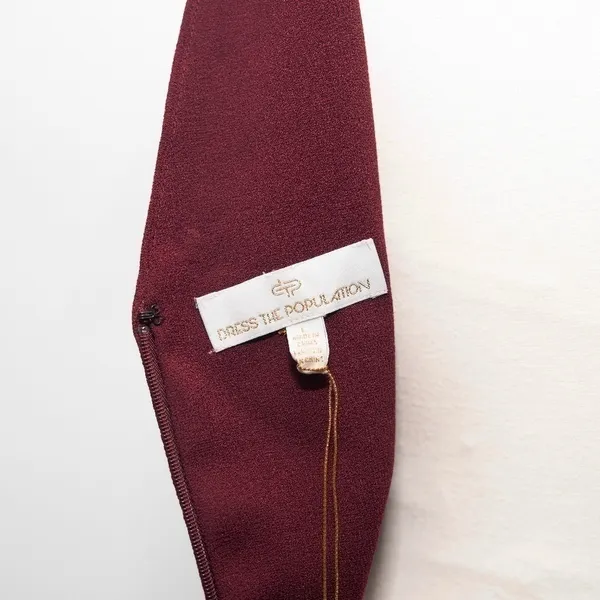 Dress‎ The Population. Lita Tie Cocktail Dress. - Image 9