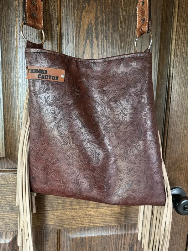 Cowhide Purse Brown - Image 2