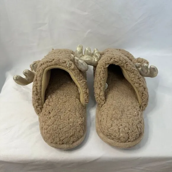 Deer Design Slipper Unisex Comfy Size‎ 7/8 Brown - Image 5