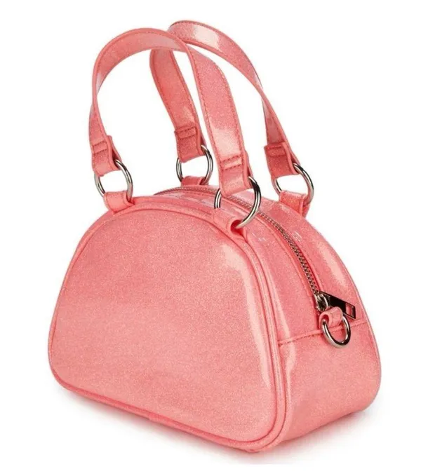 Dolls Kill x Spongebob Patrick Rhinestone Bowler Bag - Pink - Image 3
