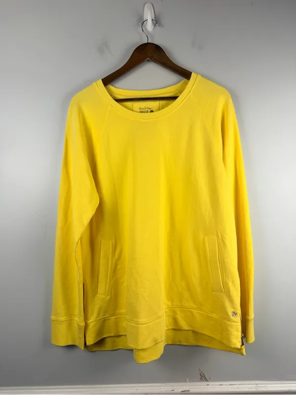 Lilly Pulitzer Beach Comber Pullover in Calla Yellow size xl - Image 4