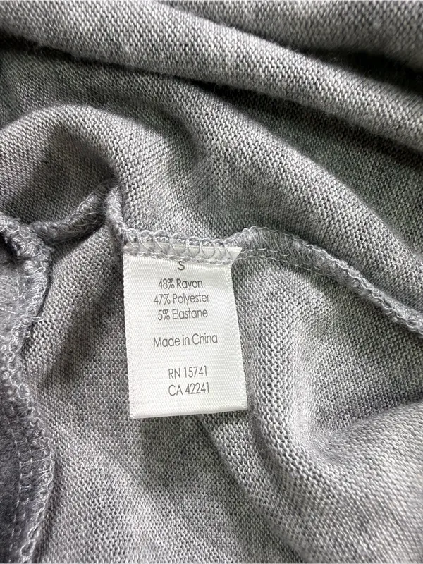 PJ Salvage Gray Camo Pullover with Pink-Trim Cuffs Super Soft - Image 6