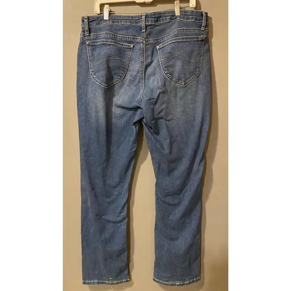 Riders By Lee Light Wash Midrise Straight Leg Jeans Size 16 - Image 2