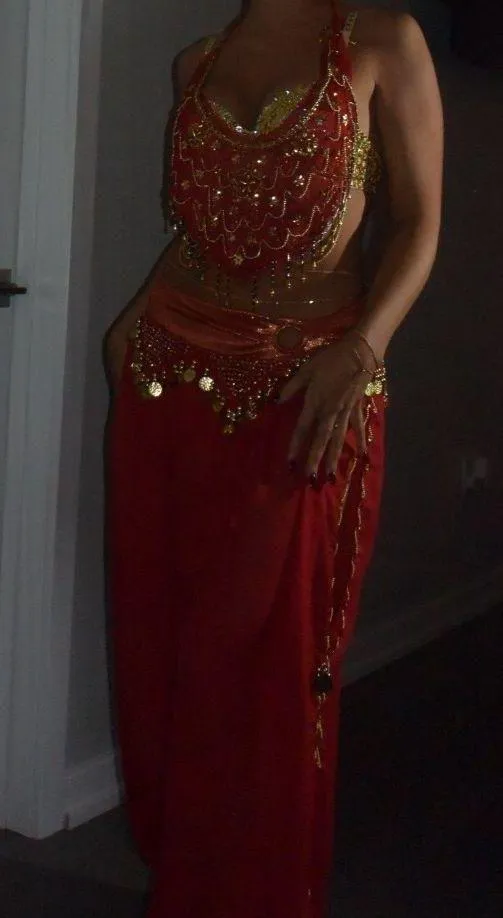 Princess Jasmine Red Costume - Image 3
