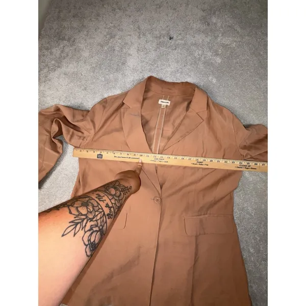 Open‎ Edit Unstructured Blazer L Tab Relaxed Fit Oversized Boyfriend - Image 6