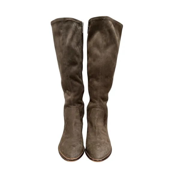 BCBGENERATION brown hued suede over the knee boots with small heel 7.5 - Image 2