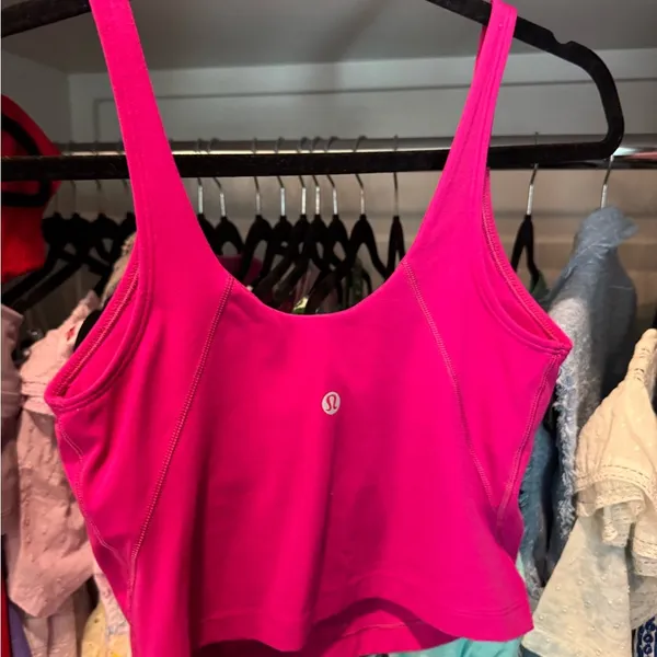 Magenta/ Hot pink Lululemon Athletica Align Tank Size 4 - Image 2