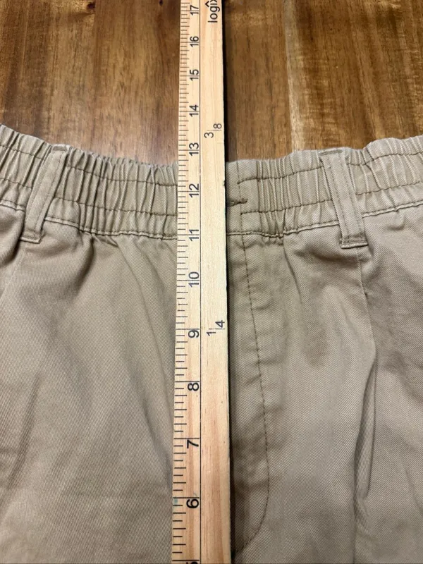 Old Navy Womens High Rise Pull On Wide Leg Cargo Pant Teakwood Khaki Size Small - Image 7