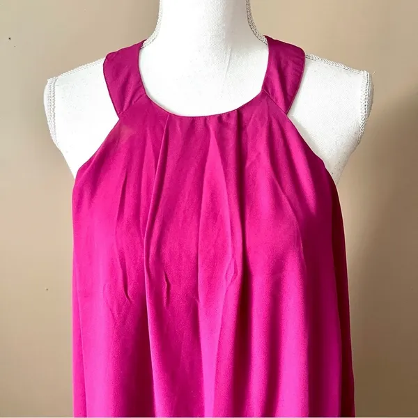 Free People FABLE | Fuchsia Shift Dress Sz S - Image 4
