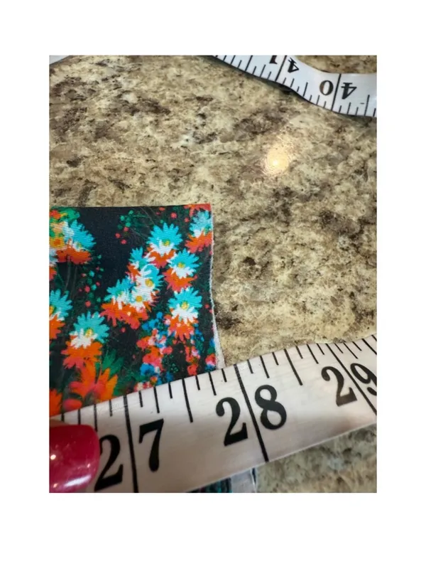 aerie Orange Multicolor Floral Leggings - Image 4