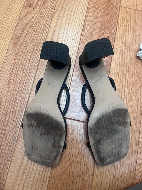 Steve Madden Heels Black Strappy 8 - Image 6