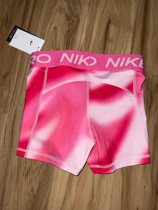 Nike Pro 3” Pink Shorts - Image 2
