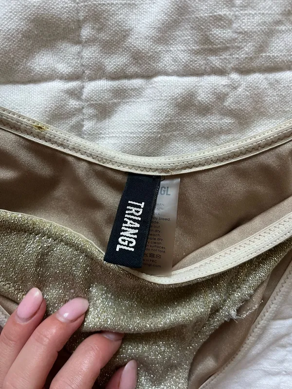 Triangl Melrose Sparkle Bikini Gold - Image 5