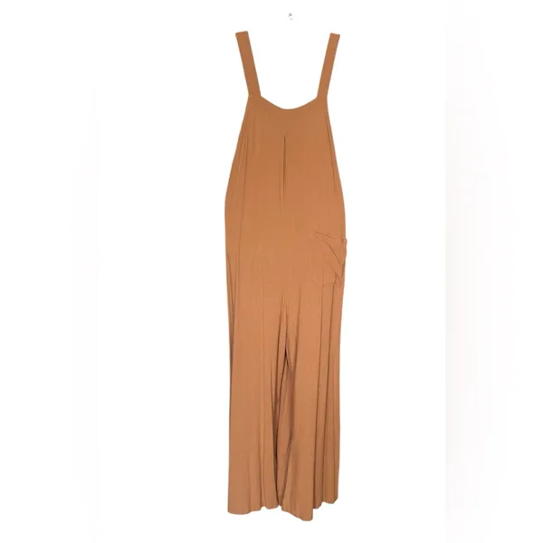 PRETTYGARDEN Casual Sleeveless Loose Strappy Wide Leg Bib Overalls with Pockets - Image 5