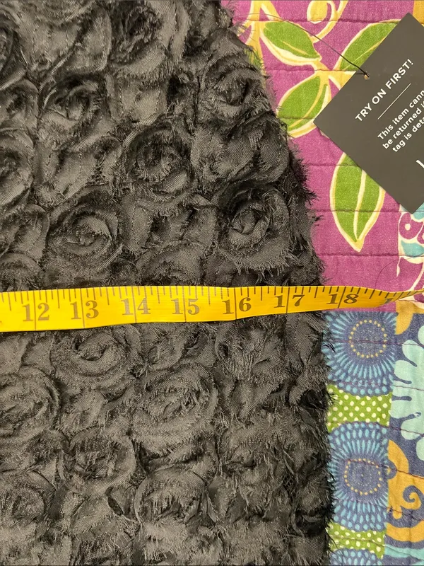 Lulu's Black Rosette Midi Dress with Tulle Ruffle Hem - Image 10