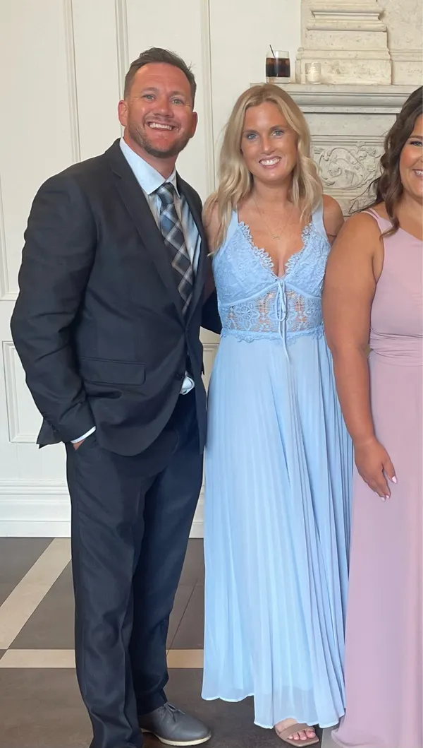 Hello Molly Dress Maxi Blue - Image 3