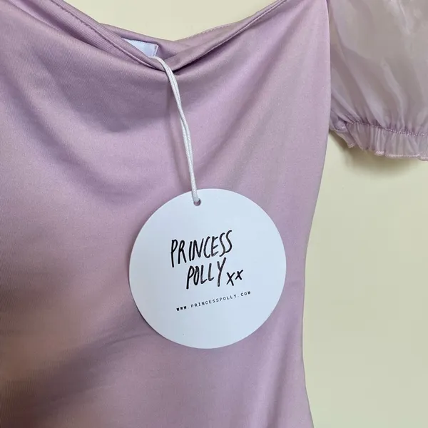Princess Polly Girl in Love Bodysuit Lilac - Image 7