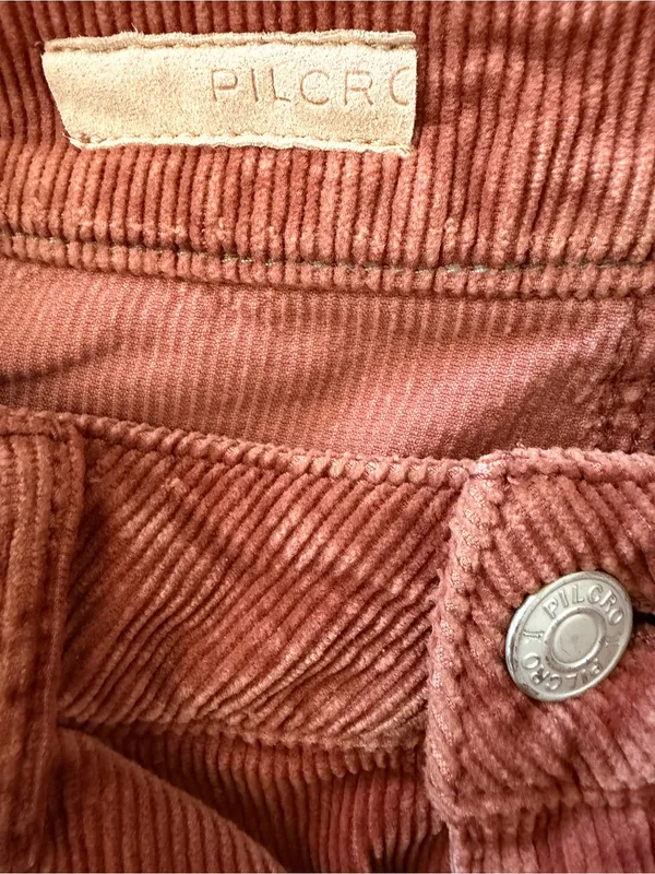 Pilcro The Icon Corduroy Flare Pants Size 25 Rust Brown Anthropologie - Image 4
