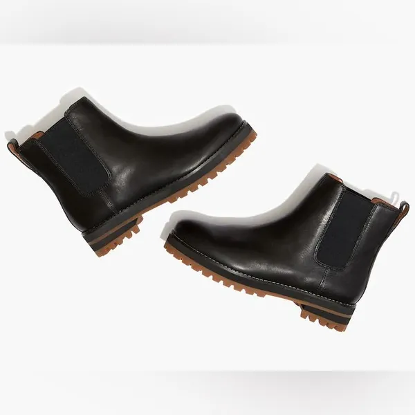 Madewell The Ivy Chelsea Boot in Leather True Black Women’s Size 8.5 Boots - Image 3
