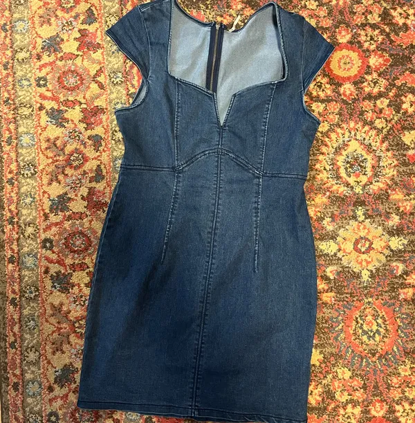 Final price ✨✨NWOT Free people Gia denim dress - Image 2