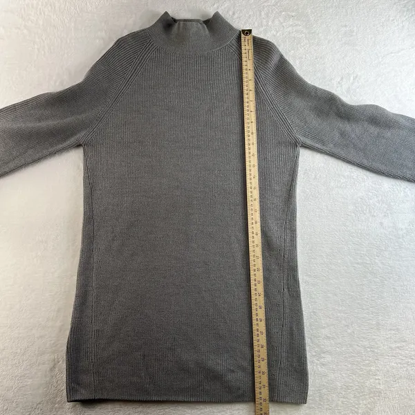 Lululemon‎ Size 4 Merino Wool Blend Knit Dress Heathered Gull Grey Knit Women’s - Image 10