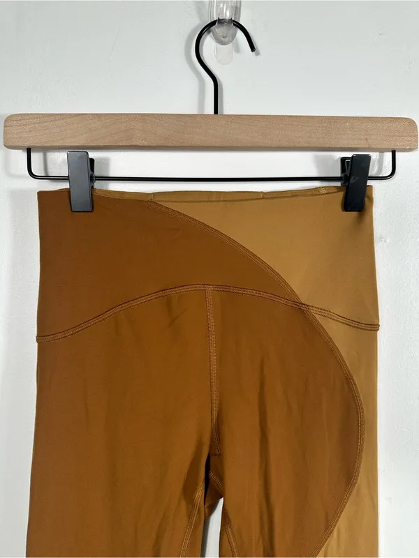 Lululemon Nulu Colour Block High-Rise Tight‎ 25” Copper Brown Leggings Size 4 - Image 5