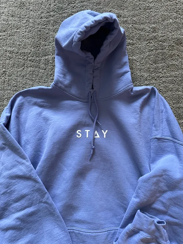 STAY Lavender Hoodie Purple Size XL - Image 3