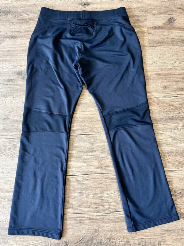 Nike|Black Dri-FIT Fleece-Lined Athletic Leggings with Small Logo sz M - Image 2