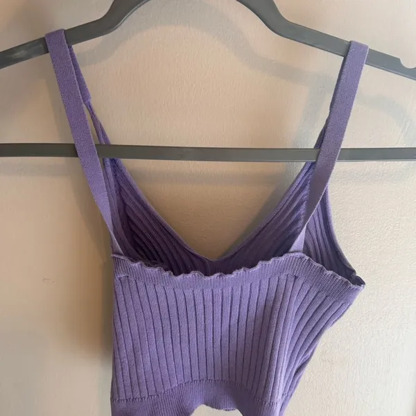 Purple crop top - Image 2