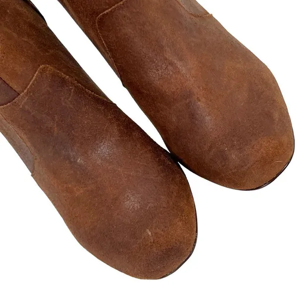 Betsey Johnson Jensen Leather Chestnut Brown Bootie Boots - Image 4