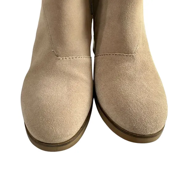 Cole Haan Harrington Grand Riding Suede Bootie Taupe Tan Size 11 Fall Classic - Image 4