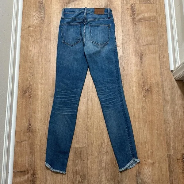 MADEWELL | Women's‎ 10" Chewed Tulip-Hem High-Rise Skinny Jeans, Size 24 - Image 6
