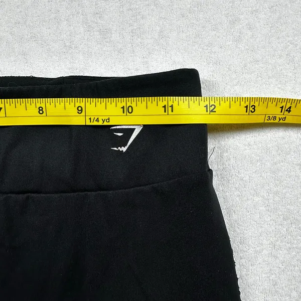 Gymshark Black Full Length Leggings Women’s Small High Rise Athletic Pants - Image 4