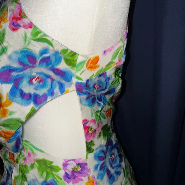 For Love And Lemons New Lucy Floral Mini Dress Cutout‎ Size XS NWT - Image 3