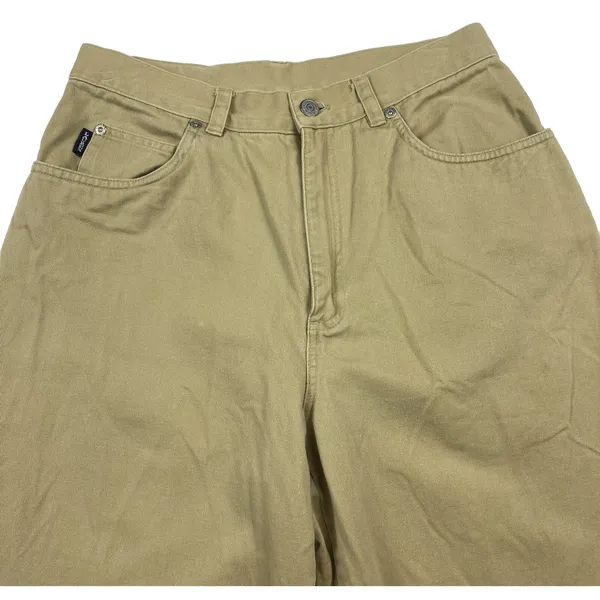 Lauren Ralph Lauren Women's Size 8 100% Cotton Denim Jeans Khaki‎ Tan Vintage - Image 2