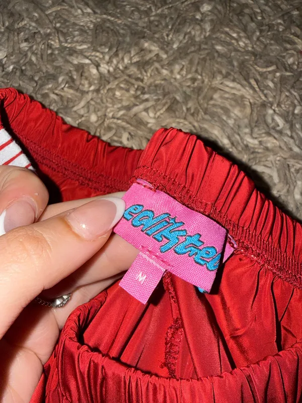 Edikted Track Ribbon Pants - Image 3