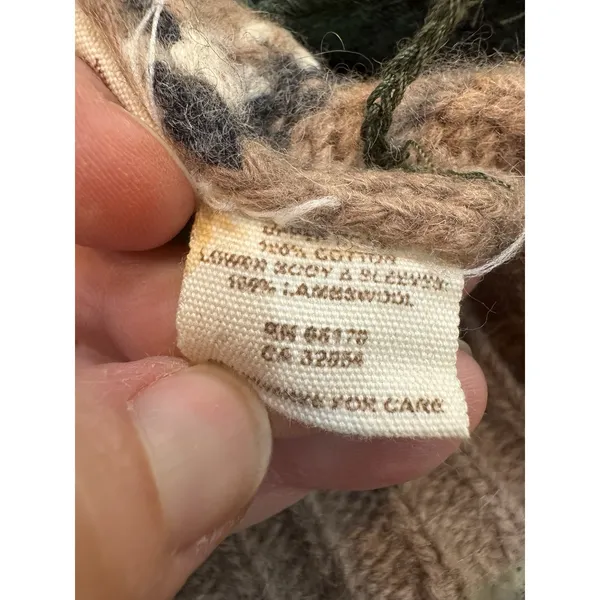 We The Free Fairisle Bomber Jacket Size XS Wool Cotton Utility - Image 13