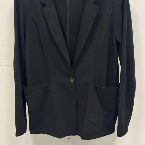 QOR Women’s Commuter Travel Jacket Performance Single Button Blazer Pockets Lg‎ - Image 5