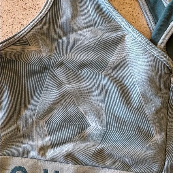 Under Armour Light Blue Sports Bra - Image 2